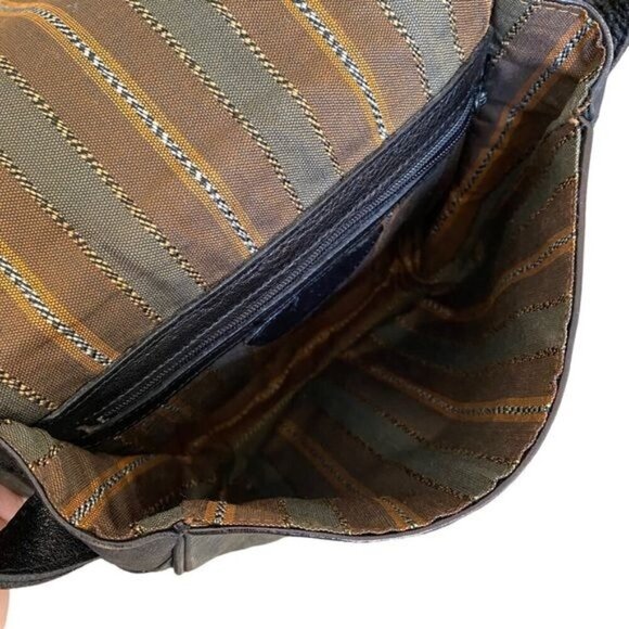 Chocolate Brown Leather Crossbody Bag by Linea Pelle - Picture 6 of 7